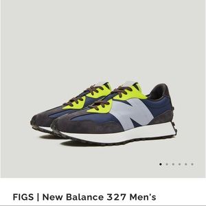 NIB FIGS New Balance 327 Men's Sz 10